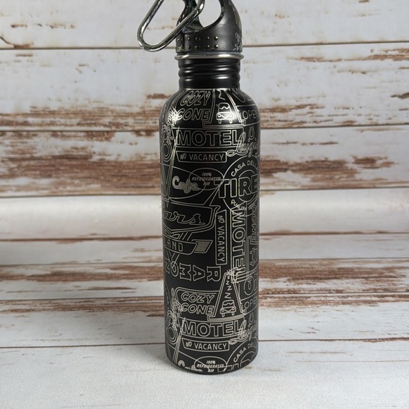 Disney Other - Disney Parks Cars Land Neon Lights Stainless Steel Water Bottle Used